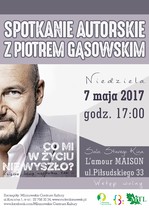Spotkanie autorskie z Piotrem Gąsowskim